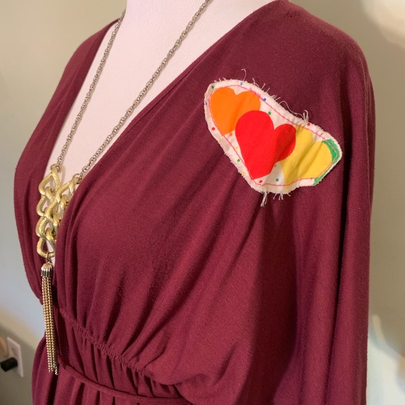 Fresh Karma Galaxy Stars & Hearts Patchwork Dress - Picture 2 of 8